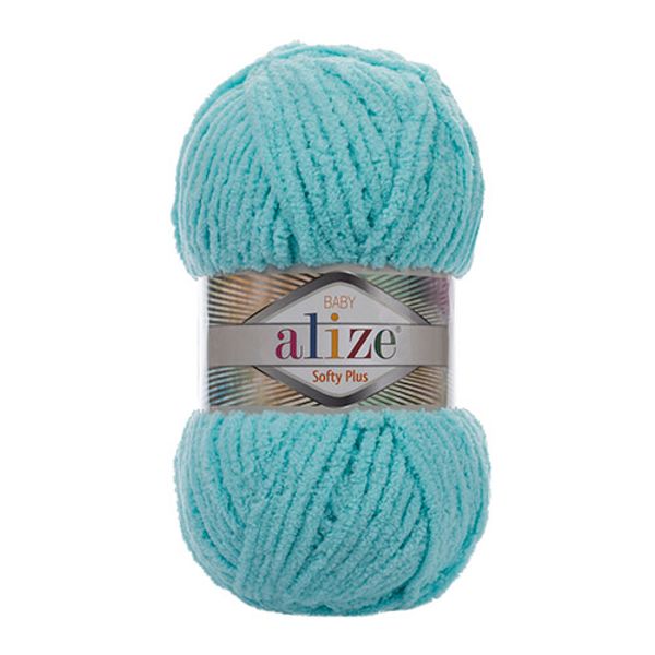 Пряжа Alize (Ализе) Softy Plus / уп.5 мот. по 100 г, 120м, 263 бирюзовый A