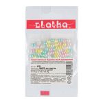 Бусины пластик ⌀4 мм, 100±2 г, №09 ассорти, Zlatka PB