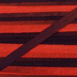 Лента (тесьма) шелковая 4.0 мм / 9.1±0.5 метров, M120 красный/т.бордовый, Gamma SRM-4