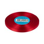 Лента атласная 1-сторонняя 6.0 мм / 33±2 метра, 112 т.красный, Gamma