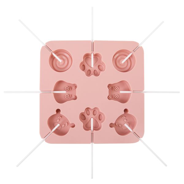 Форма силиконовая для леденцов 16.2х16.2х1 см, 8 ячеек, S-Chief SPC-0506