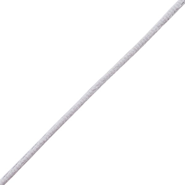 Шнур атласный корсетный ⌀1.0 мм / 45.7 метра, 78 серый