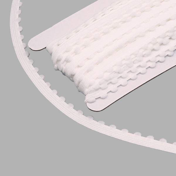 Резинка бельевая (ажурная) 10.0 мм / 13.72 метра, белый, 3AR3578