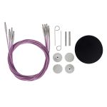 Набор съемных крючков для вязания 15см, 10шт (3,5мм-10мм), дерево