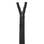 Молния трактор Arta Т8 (8 мм) 2 зам., разъем., 70 см, ОПТ. УП., 25 шт, 077 черный