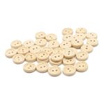 Пуговицы на 2 прокола Handmade with love 20L (12,5мм), дерево (Milk (молочный)), W22, 36 шт