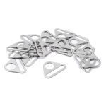 Рамка треугольная литая металл 38 мм, 20 шт, никель, ZH-65