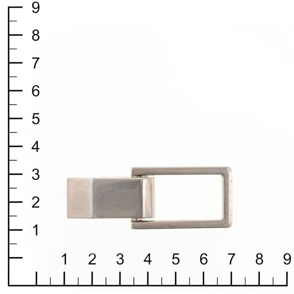 Ручкодержатель 15 мм, ушко, 22х55 мм, 2 шт, никель полированный, 18170
