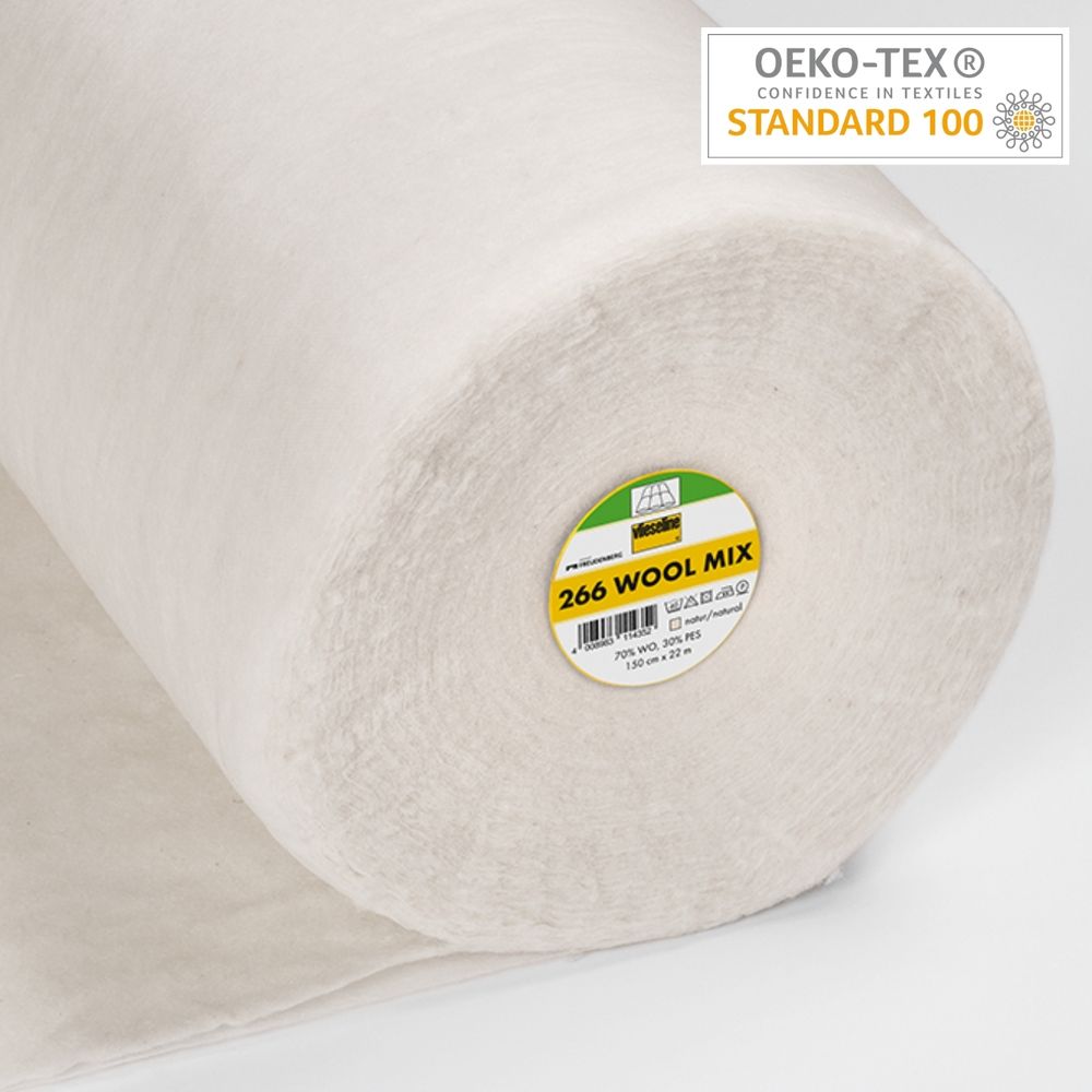 Флизелин неклеевой 266 WOOL MIX, 53598919, Freudenberg, 25 м