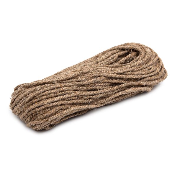 Шнур джутовый ⌀2.4 мм, льняной, 20 м/моток
