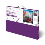 Кристальная (алмазная) мозаика Фрея ALPD-286, на подрамнике, Трамвай, 40х50 см