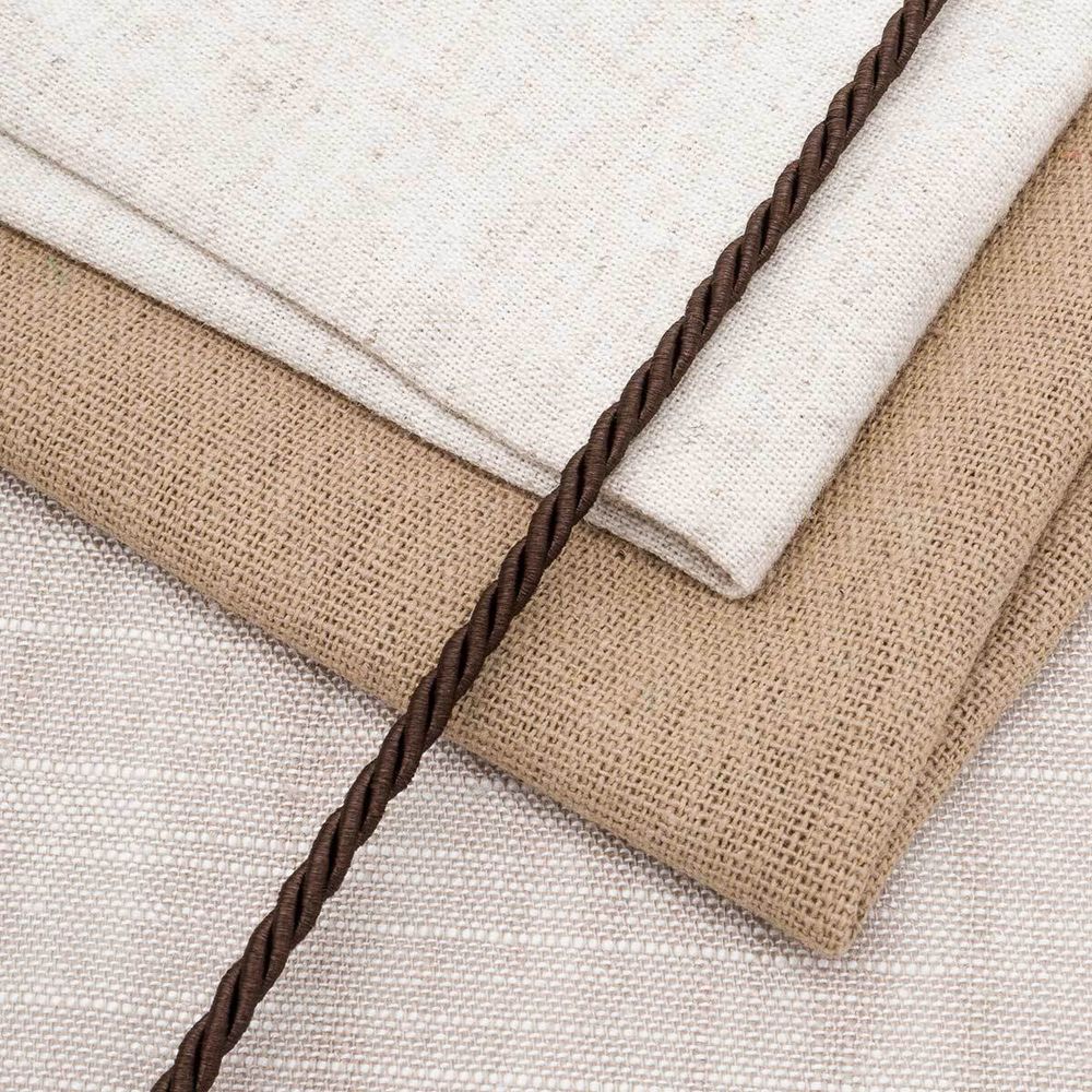 Шнур витой 3мм / 18,29м, 038 темно-коричневый, 1AS-169