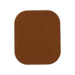 Термозаплатка, под замшу, 57х67мм (коричневый (brown)), AZ12, 10 шт