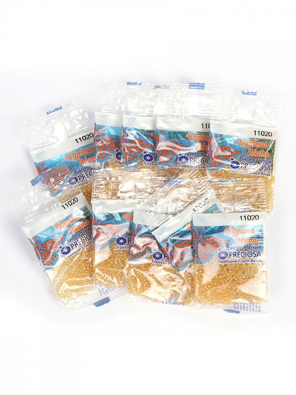 Бисер Preciosa 10/0 (2.3 мм), 50 г (10х5 г), цв. 11020