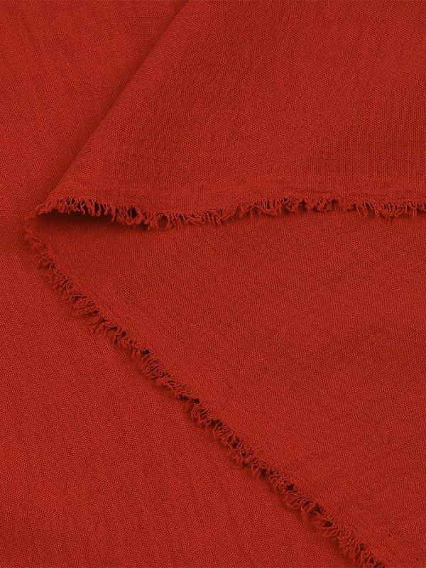 Лен Манго 160 г/м², 150 см / 25 метров, TBY.Mg.05, цв.оранжевый