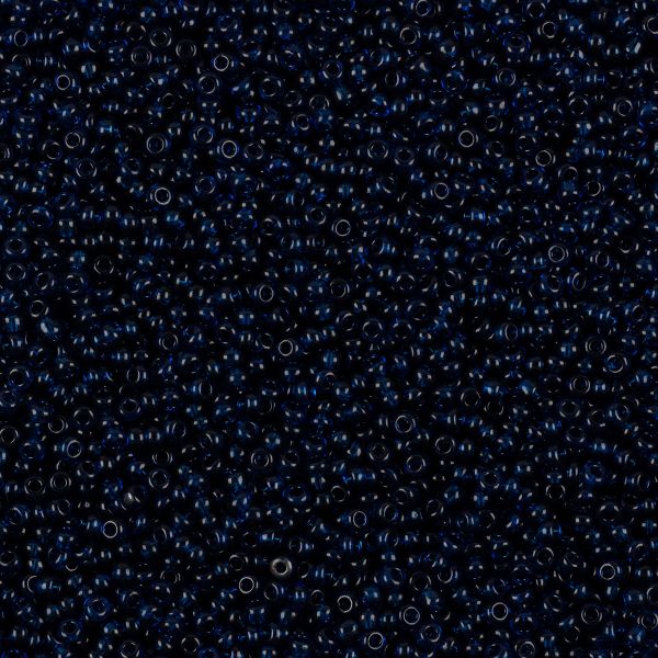 Бисер Preciosa 12/0 (2 мм), 50 г, 60100 т.голубой, 311-19001