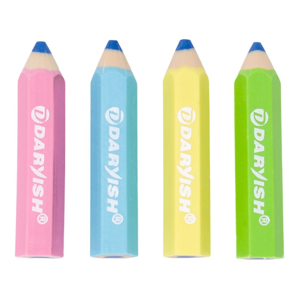 Набор ластиков Карандаши, 4 шт, DV-12174