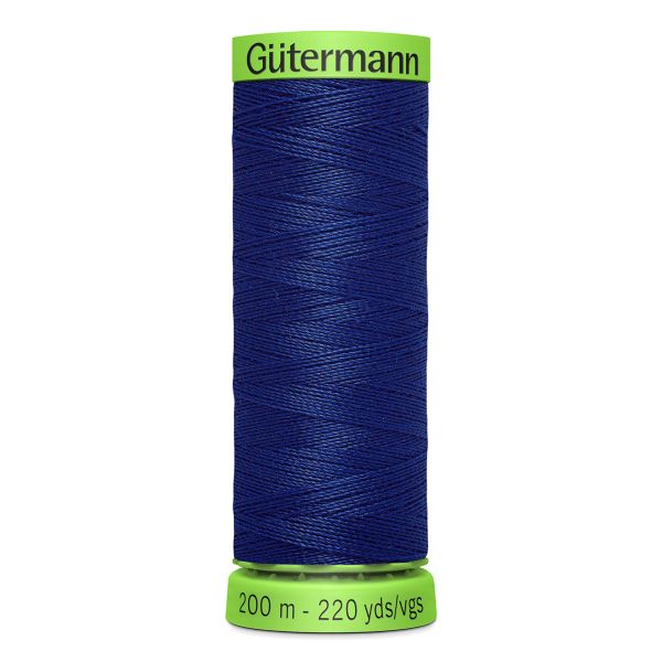 Нитки для тонких тканей Gutermann Extra Fine 150, 200м, 232 кобальт, 5 катушек
