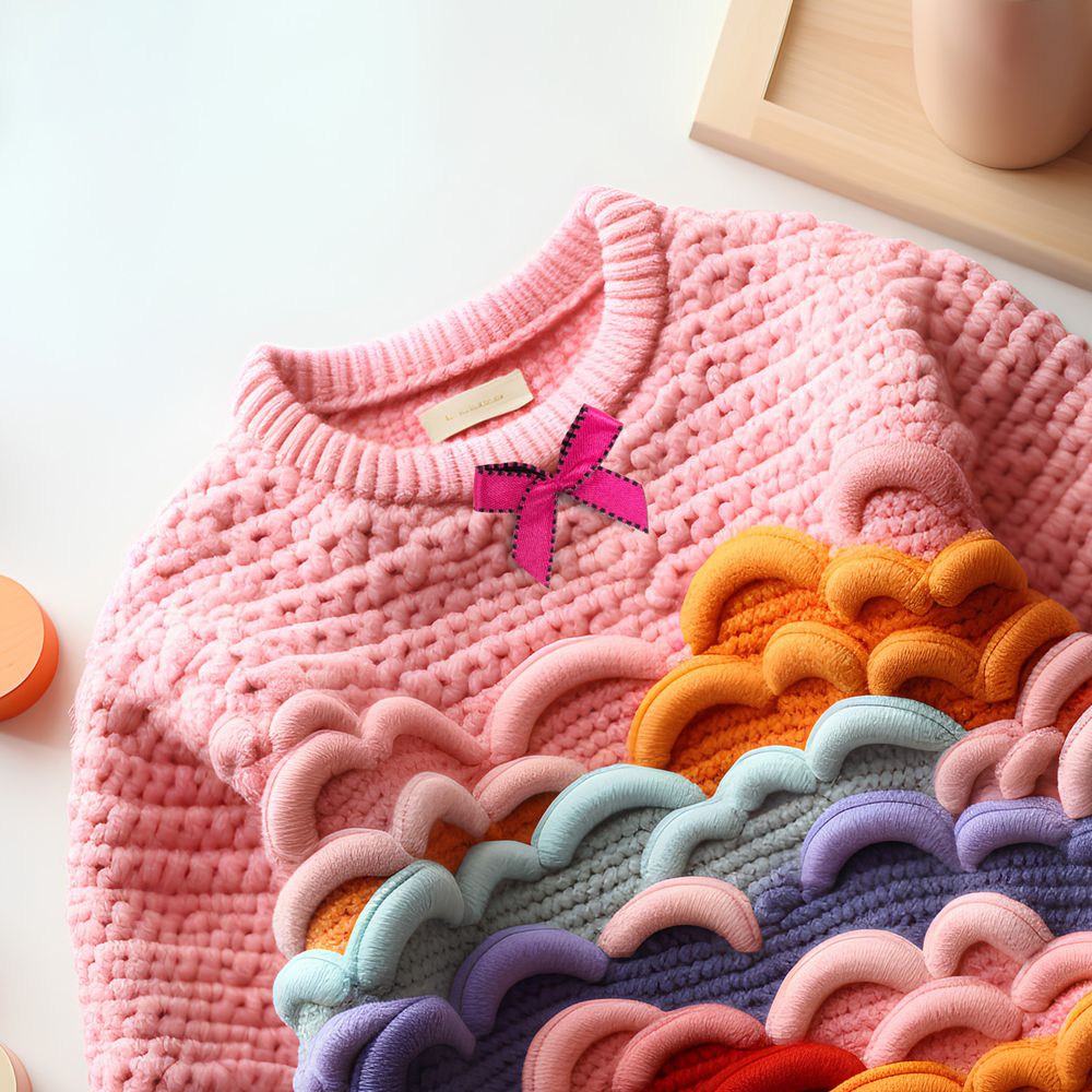 Набор текстильных бантиков, 100 шт, 401 малиновый, Annet BDR