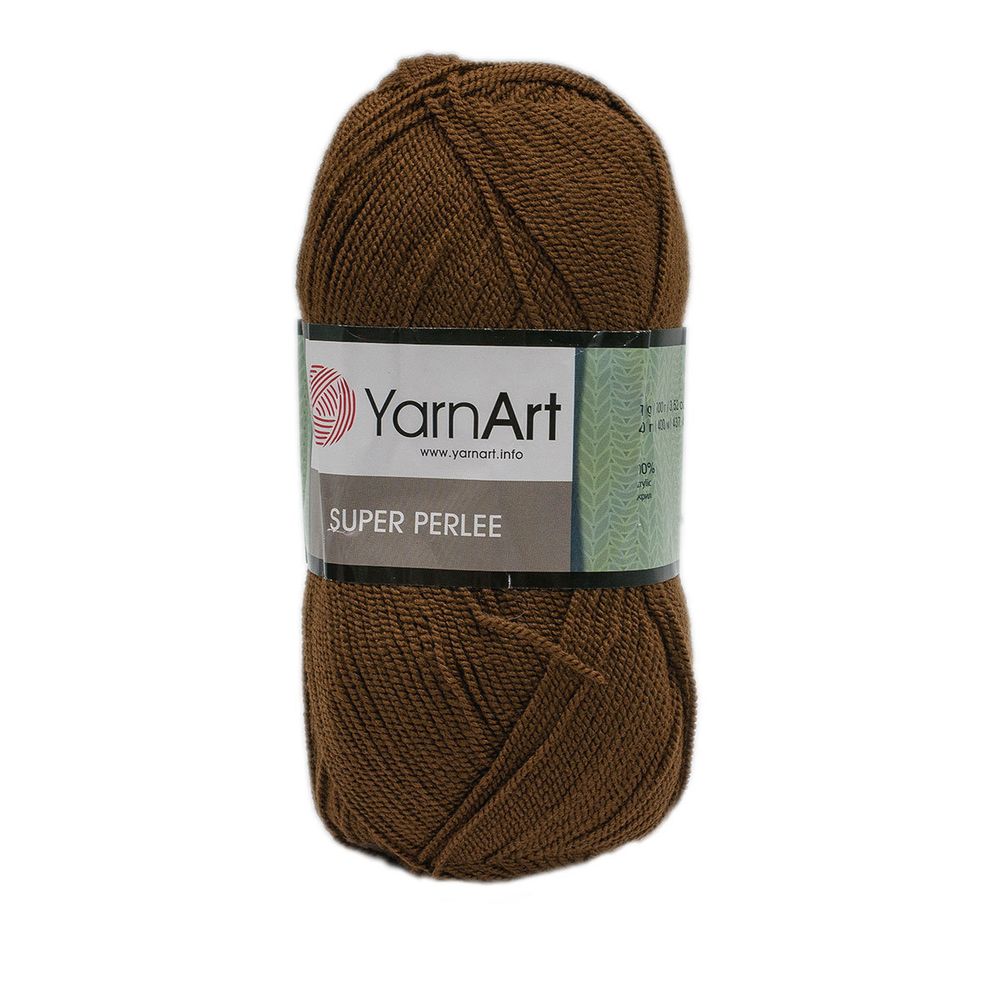 Пряжа YarnArt (ЯрнАрт) Super Perlee / уп.5 мот. по 100 г, 400м, 05 коричневый /TOS/