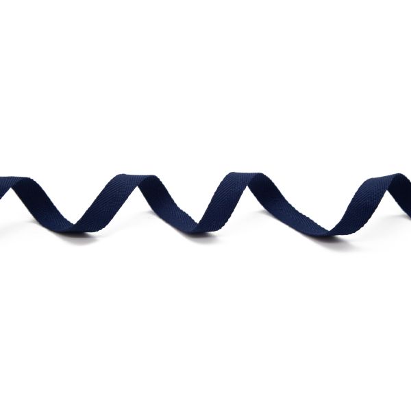 Тесьма (лента) киперная п/э 13 мм / 100 метров, 01 т.синий