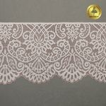 Кружево эластичное (стрейч) 110 мм, 40992PP цв.розовый, 3 метра, Kruzhevo