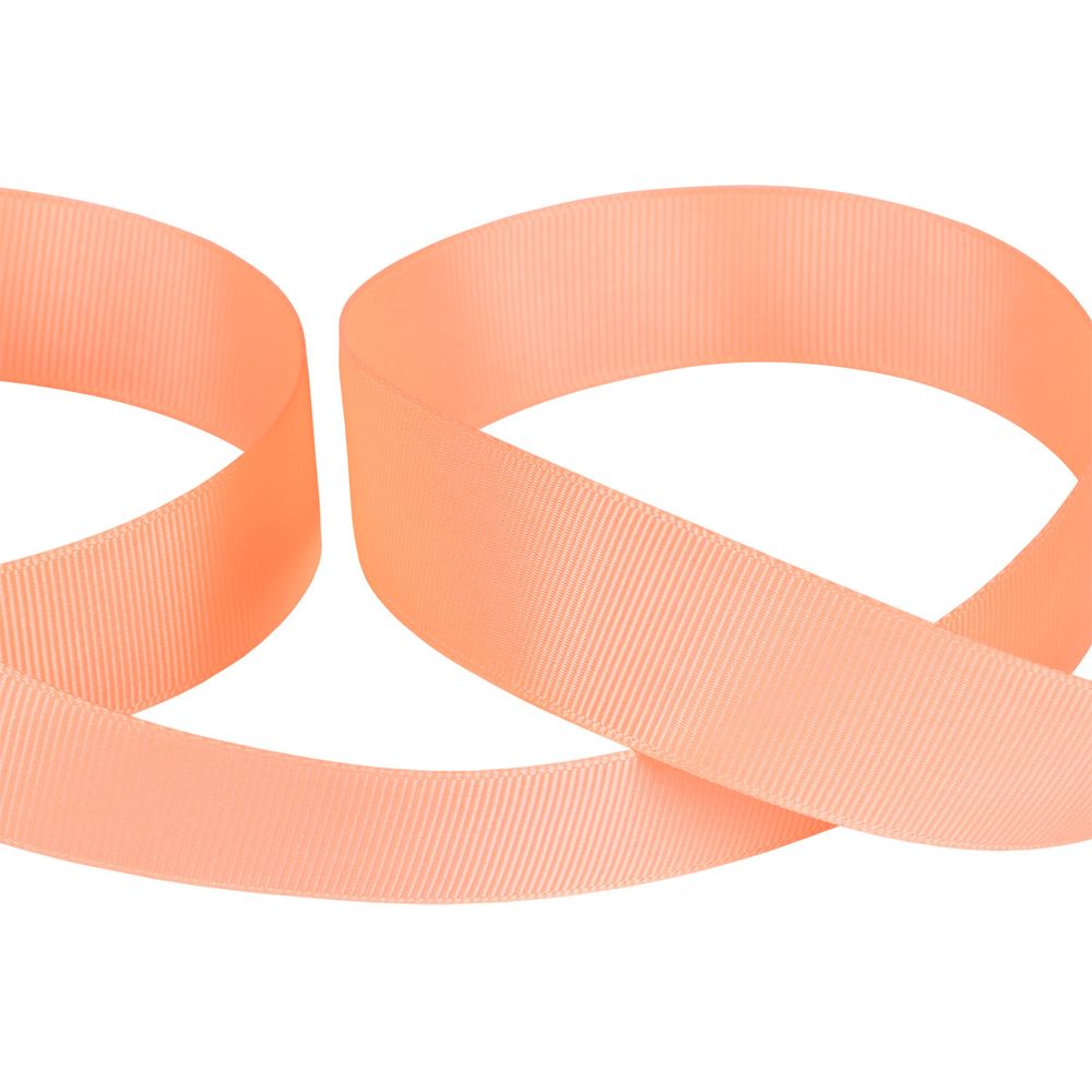 Лента репсовая нарезка 25.0 мм / 5 шт по 5.4 метра, 044 оранжевый, Gamma GR-25