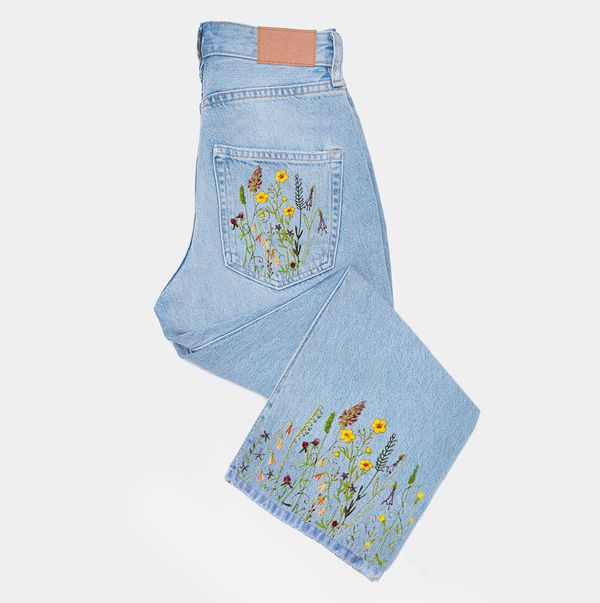 Набор для вышивания нитками Panna Живая картина JK-2323, Луговые цветы, 22х18.5 см