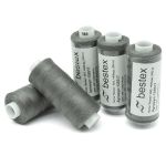 Нитки швейные бытовые Bestex 40/2, 365 м (400 ярд) / 10 кат., 185 каменно-серый