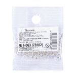 Бисер Gamma 8/0 (2.9 мм), 150 г (10х5 г), H663 прозрачный (78102), круглый 5