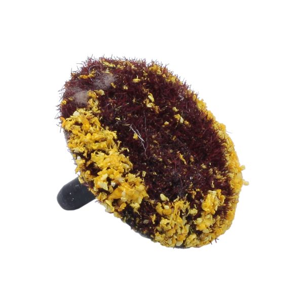 Тычинки черные с желтой пыльцой 2,7см, 20 шт