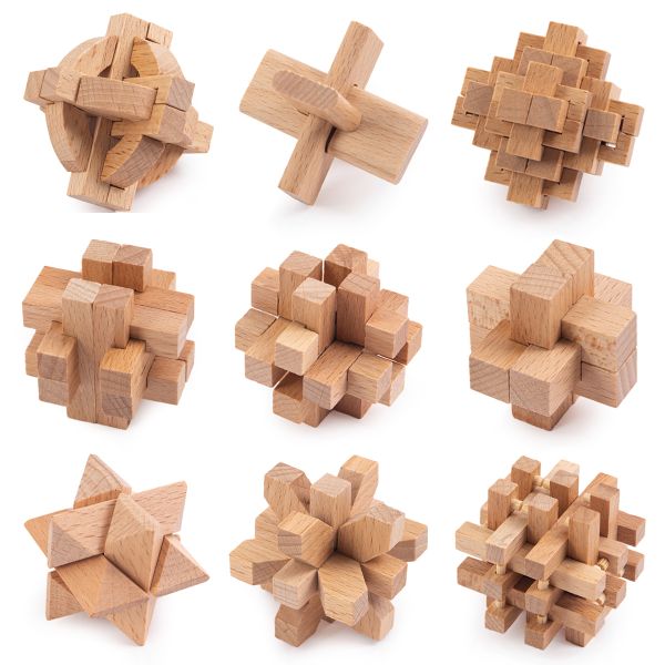 Набор Головоломок деревянных, 1 шт, №1 102 элемент, Delfbrick DLS-24