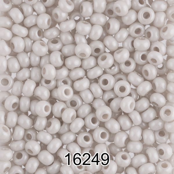 Бисер Preciosa круглый 10/0, 2.3 мм, 500 г, 16249 (Ф301) св.серый