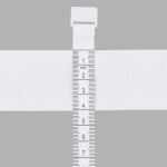 Резинка башмачная 40.0 мм / 25 метров, вязаная, белый