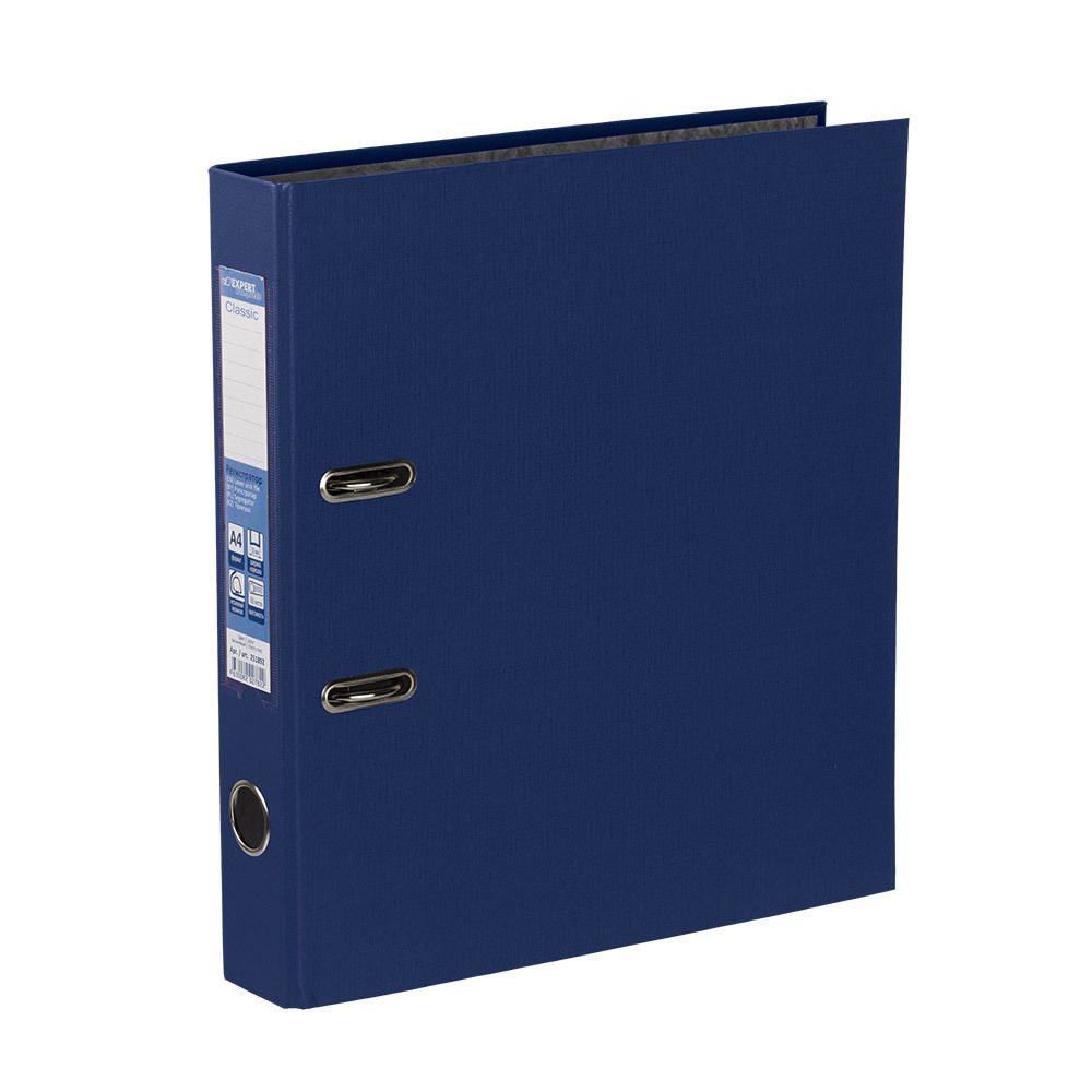Регистратор PVC 50 мм, 10 шт, Classic A4 арочный механизм, синий 25182, Expert Complete