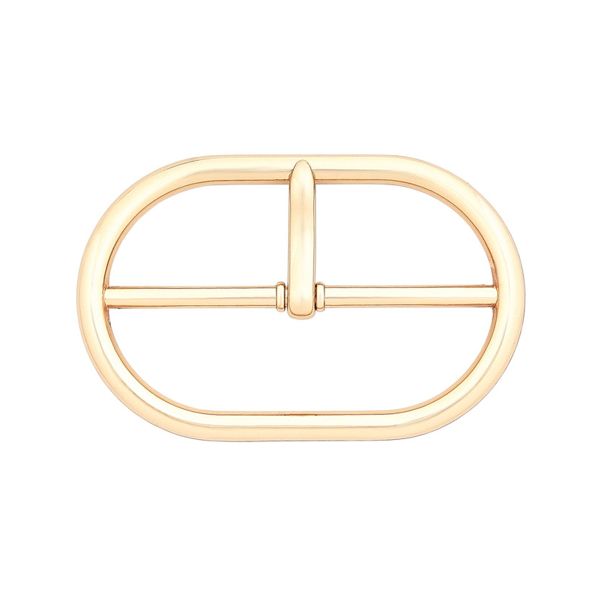 Пряжка овальная 50 мм, металл (Gold Золото), МВ_2301, 6 шт