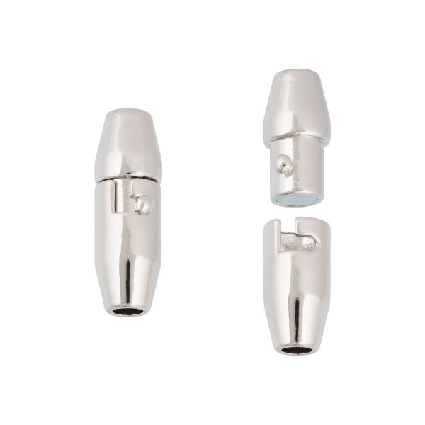 Замок магнитный для украшений 19х6 мм, 20 шт, 05 матовый никель, GB 1665 Gamma