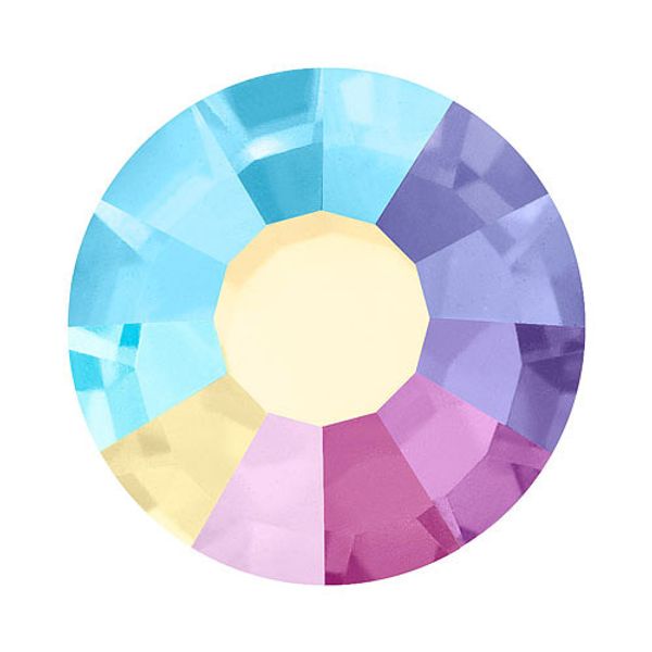 Стразы клеевые стекло 1.8 мм, 144 шт, SS05 перламутр (crystal АВ), Preciosa 438-11-612 i