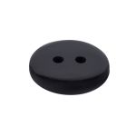 Пуговица супатная 24L (15мм) 2 прокола, пластик (s.black (черный глянец)), CB-K-15, 144 шт