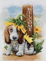 Алмазная (кристальная) мозаика Фрея, на подрамнике Добро пожаловать, 30х40 см