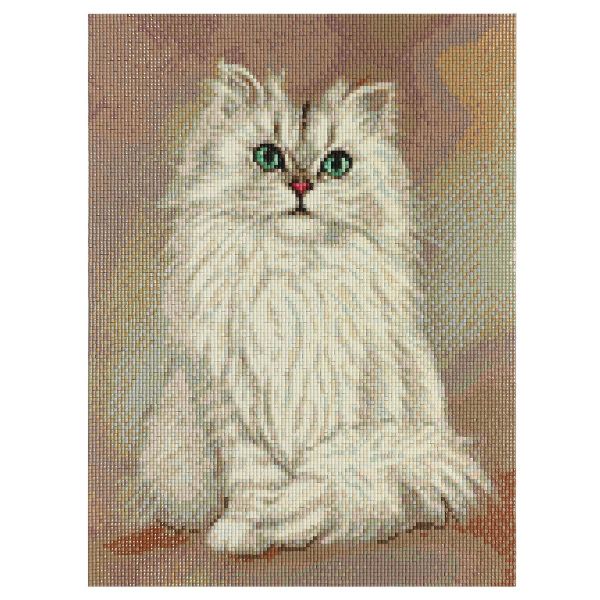 Алмазная (кристальная) мозаика Cristyle Cr340021, Кошка Бьянка, 30х40 см
