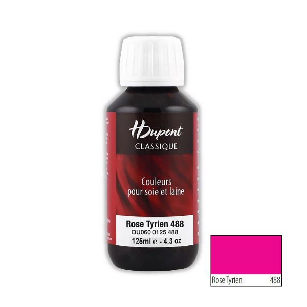 Краска для шелка H Dupont Classic, 125мл, 488 розовый тириан