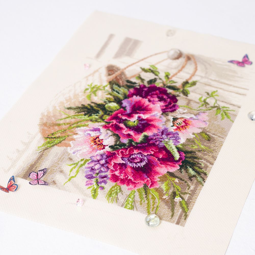 Набор для вышивания нитками Чудесная игла 101-501, С добрым утром!, 26х37 см