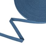 Тесьма (лента) киперная (100% х/б) 10 мм / 50 метров, джинс/denim blue, Gamma TCT-10