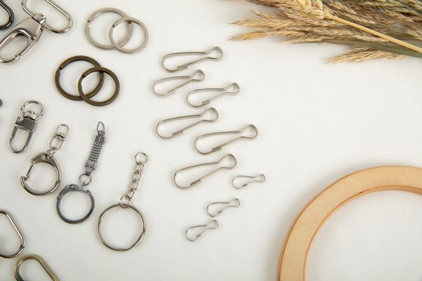 Карабин проволочный 25х8.8 мм, 20 шт, 04 никель, Gamma GH 116/25/20