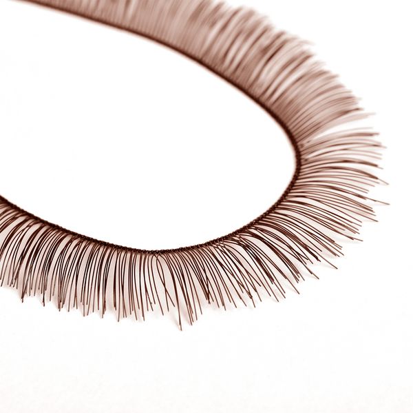 Реснички для кукол 10 мм, l=19.5 см, коричневый, TBY.70179, 40шт