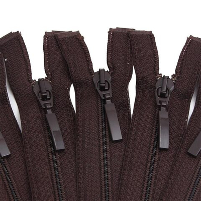 Молния спираль (витая) Arta Т5 (5 мм) 1 зам., разъем., 70 см, цв. 141 т.коричневый, уп.5 шт