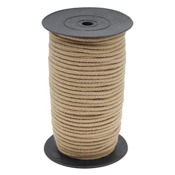 Шнур плетеный ⌀4.0 мм / 100 метров, акрил, 04 бежевый