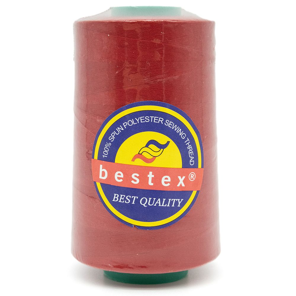 Нитки универсальные Bestex 40/2, 4570 м (5000 ярд) / 1 кат., 051 пуансеттия красная