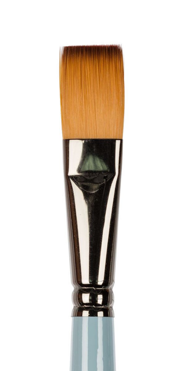 Кисть синтетика №18 плоская, 5 шт, короткая ручка, Vista-Artista 50232-18